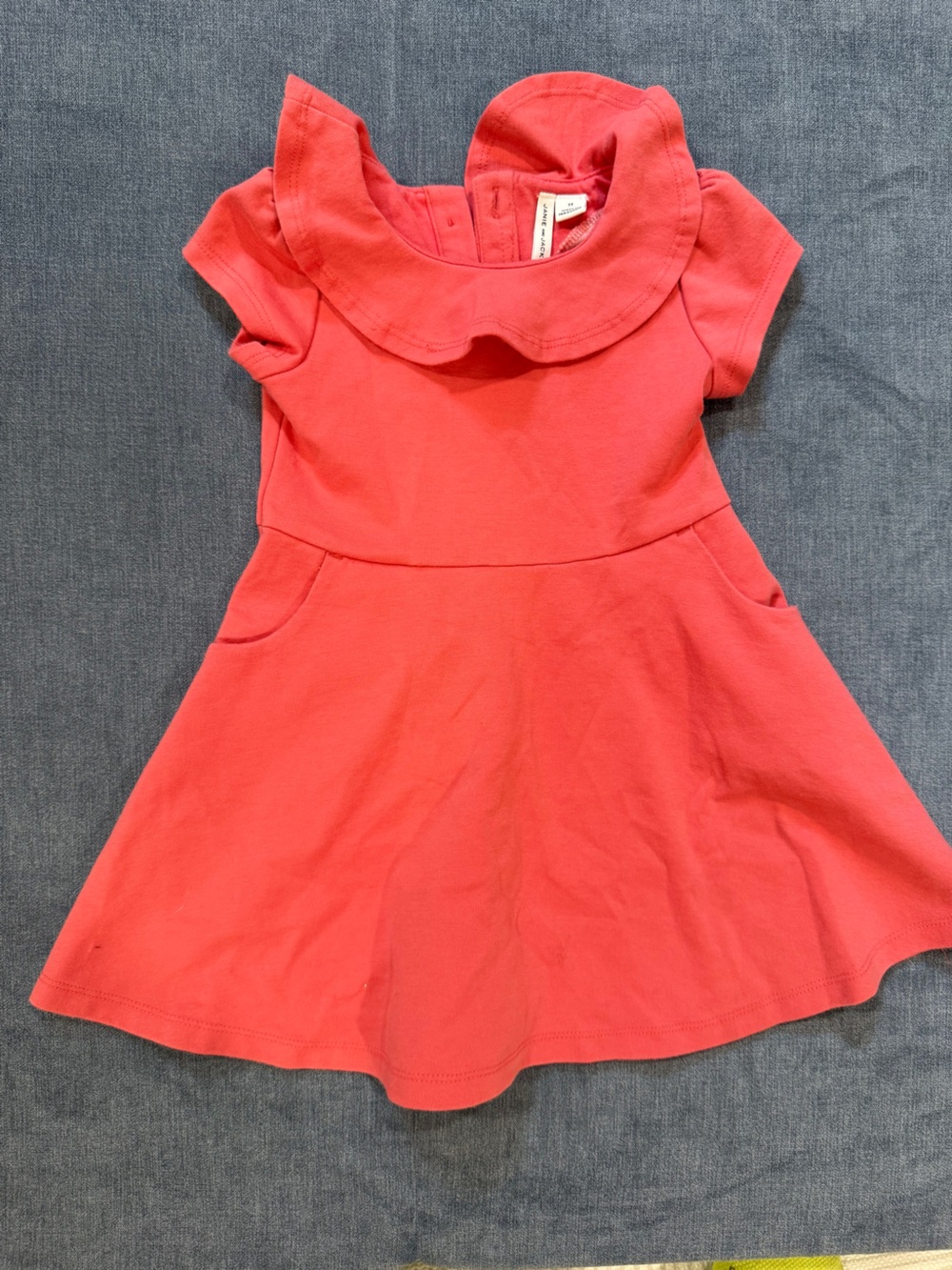 Janie and Jack Coral Short Sleeve Dress